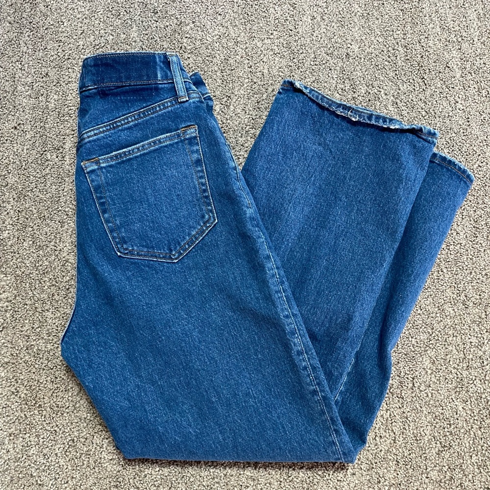 Abercrombie Curve Love High Rise 90s Relaxed Jean - Dark, 25 Extra Short